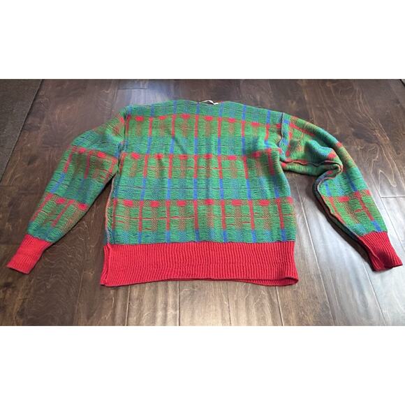 Vintage Jantzen Coogi Style Sweater Men’s Size Large Cable Knit Made in USA - Picture 9 of 11